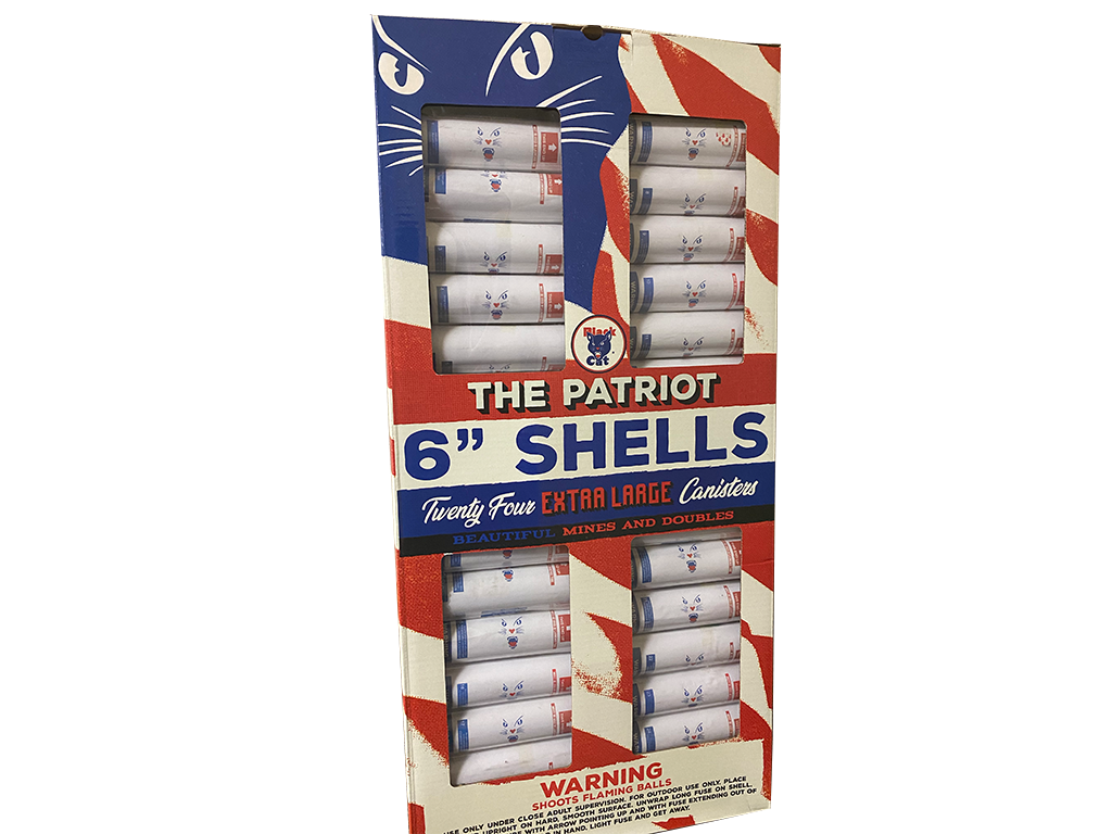 BC6438 The Patriot 6" Shells 3/4/6