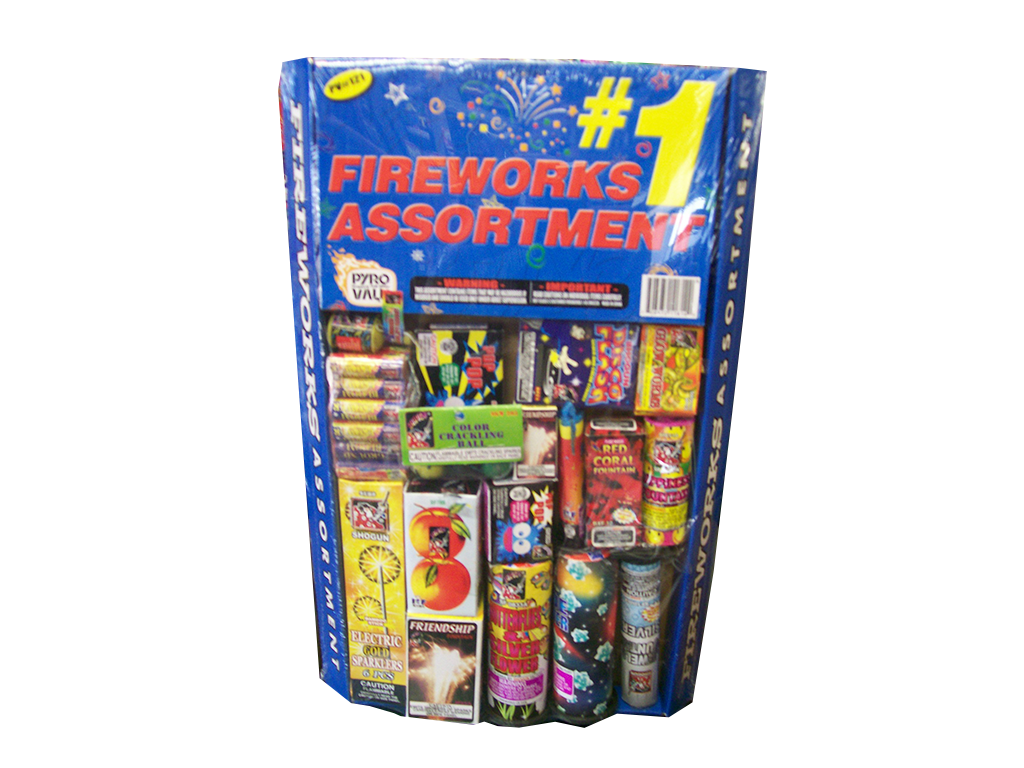 PV121 Fireworks Assortment Tray #1 S&S 18/1