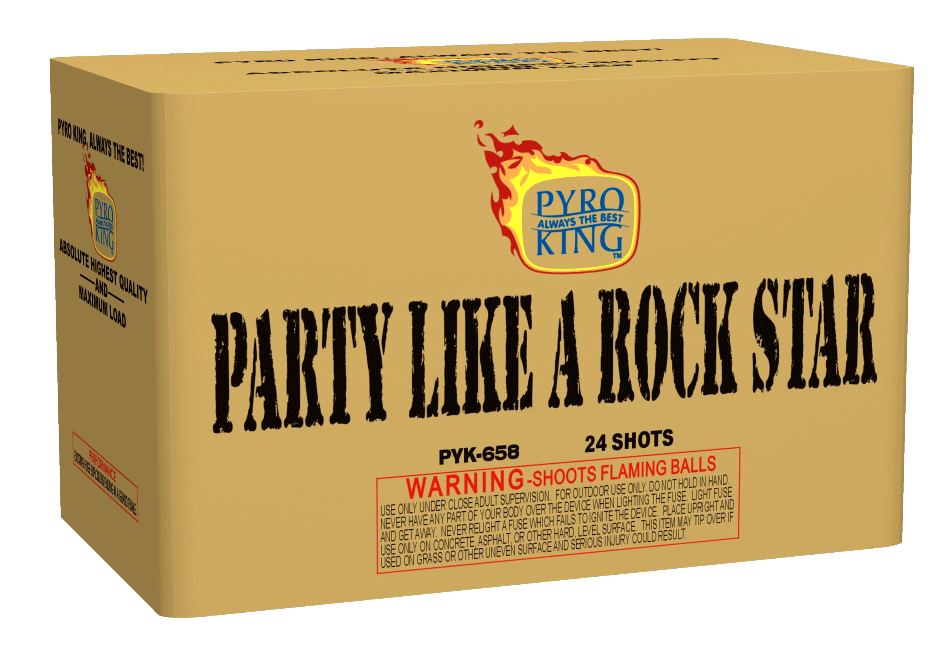 PYK658 Party Like a Rock Star 24 Shot 3/1