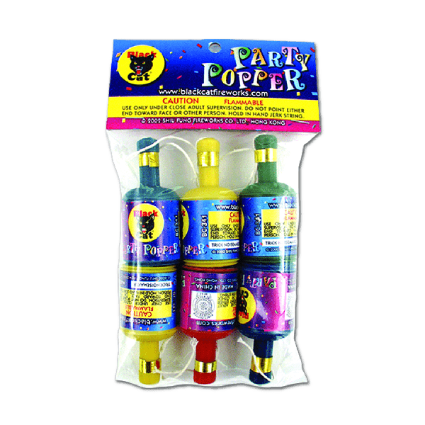 BC341A Party Poppers 12/24/6