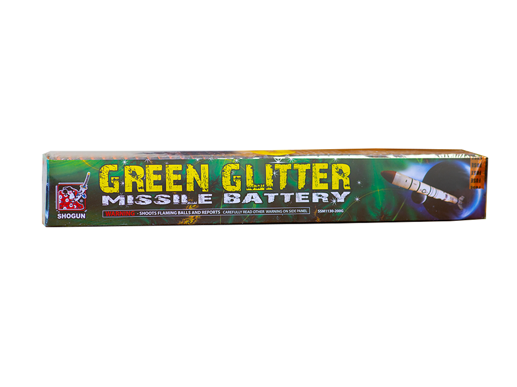 SSM1130-200G Green Glitter Saturn Missiles 12/1